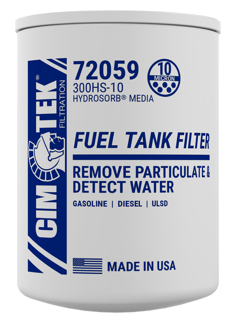 Cim-Tek Particulate Removal/Water Detecting Filter, Model 300HS-10 | 72059